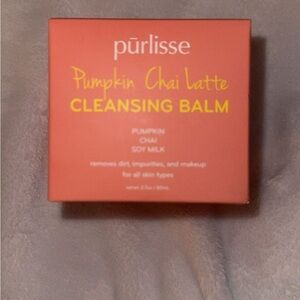 Purlisse Pumpkin Chai Latte Cleansing Balm - Warm Orange